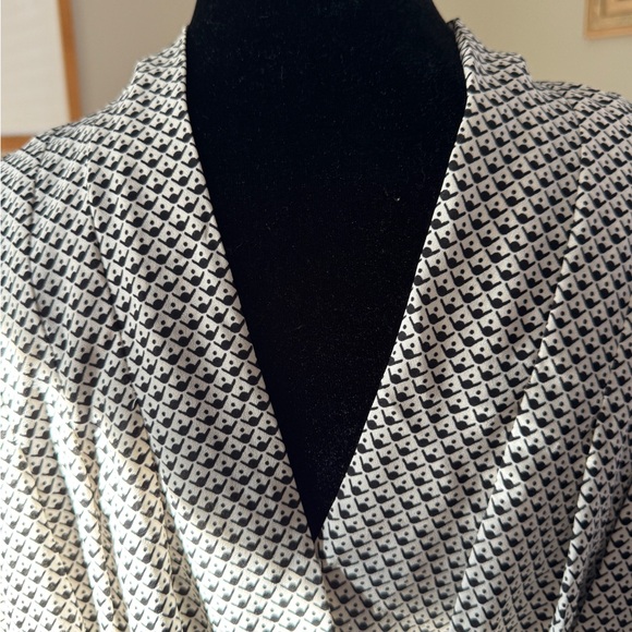 Ann Taylor Tops - ANN TAYLOR NWOT Sz Small LONG SLEEVE Crossover DRAPE  Blouse FLATTERING